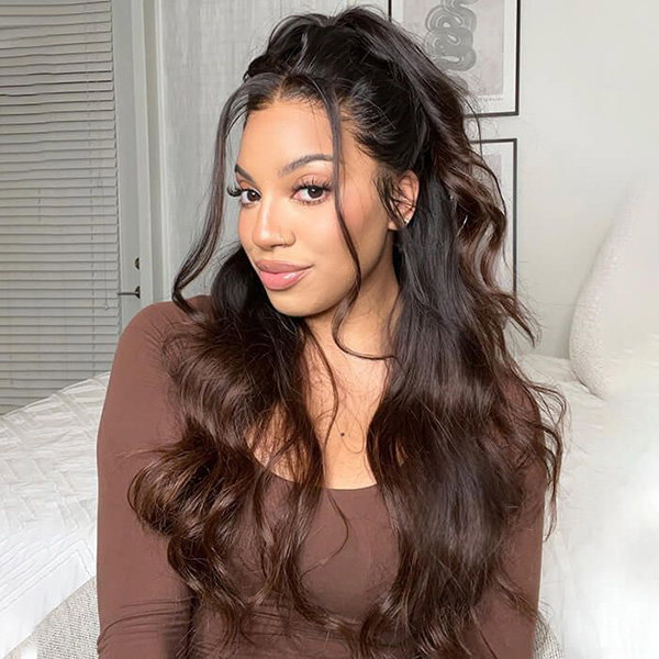 Long Wig Ombre Body Wave 360 Lace Front Human Hair Wigs