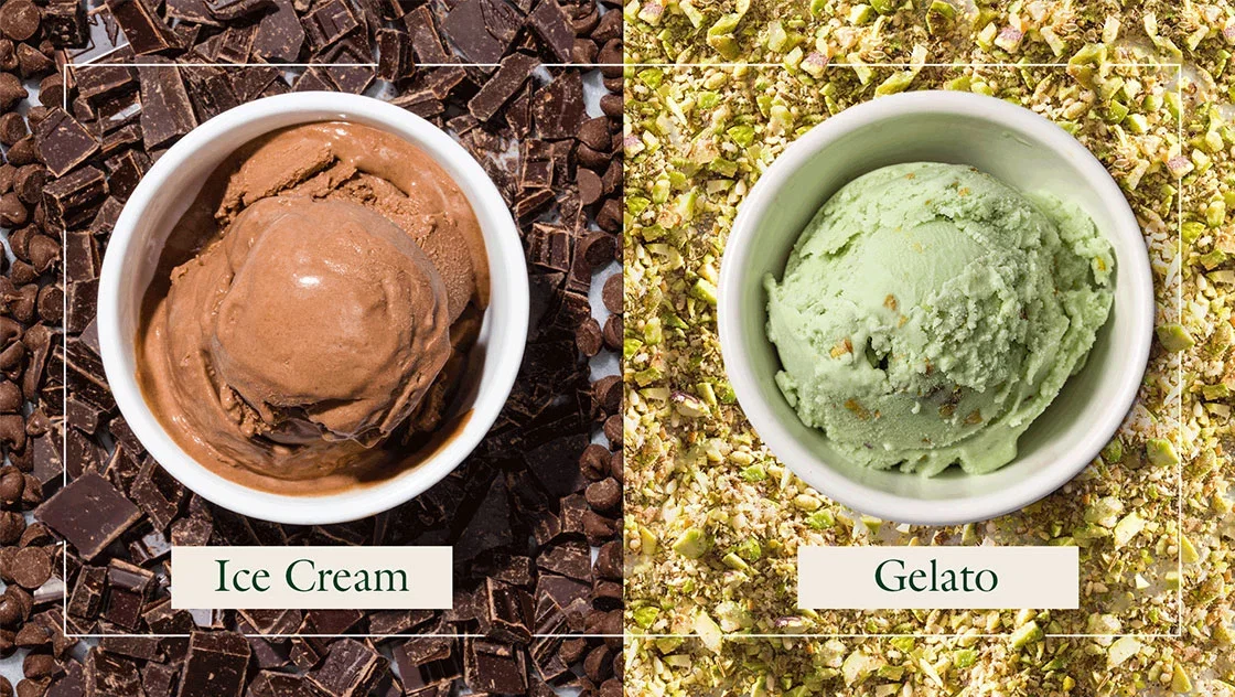 Ice Cream vs Gelato