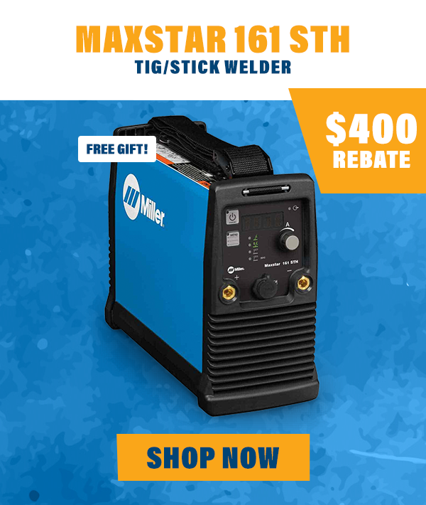 Miller Maxstar 161 STH TIG and Stick Welder (907711)
