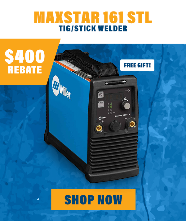 Miller Maxstar 161 STL TIG and Stick Welder (907710)