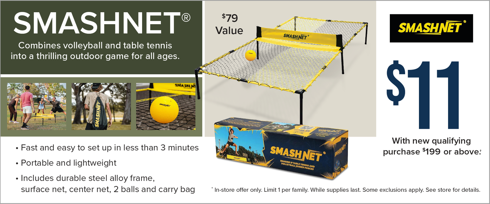 Smashnet Table Game Set 