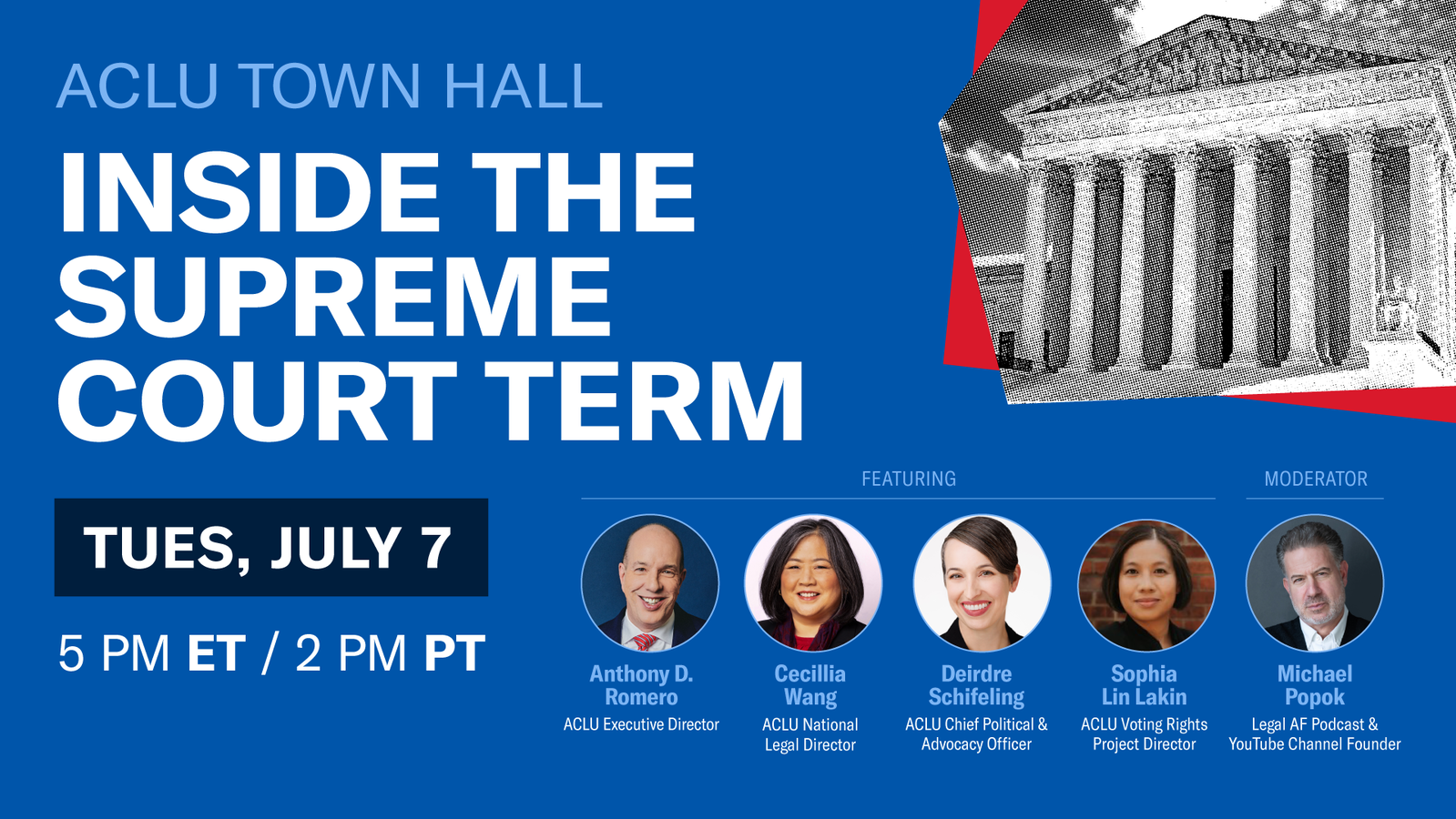 ACLU TOWN HALL: INSIDE THE SUPREME COURT TERM