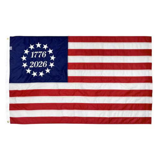 Embroidered 1776 Betsy Ross Flag