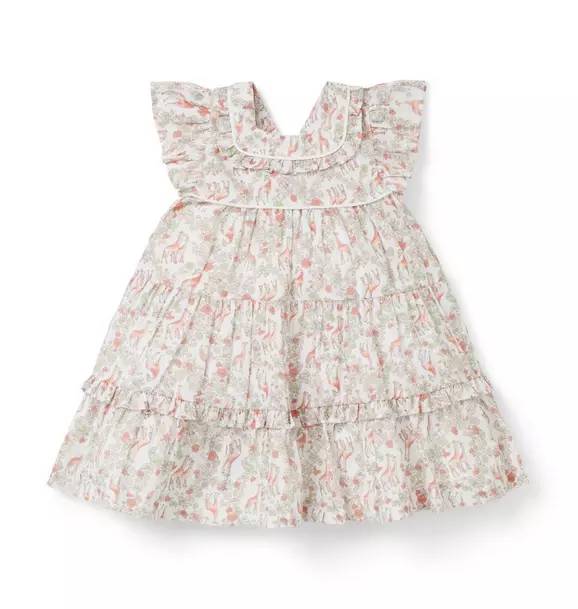 Baby Giraffe Ditsy Floral Dress
