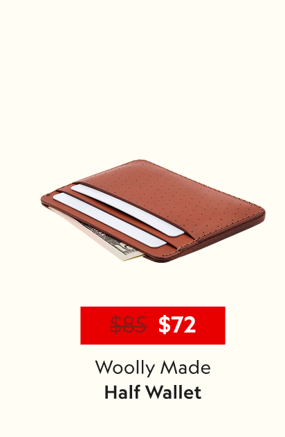 Woolly Made Half Wallet 