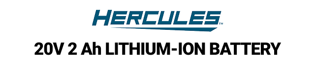 HERCULES 20V 2 AH Lithium-Ion Battery