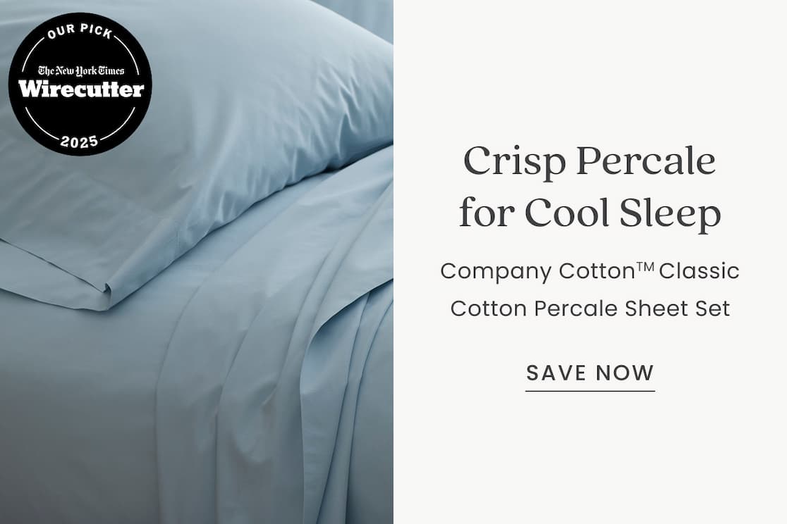 Classic Cool Cotton Percale Sheet Set