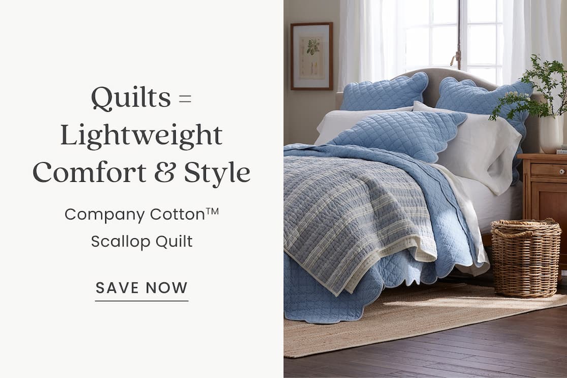 Company Cotton Scallop Quilt