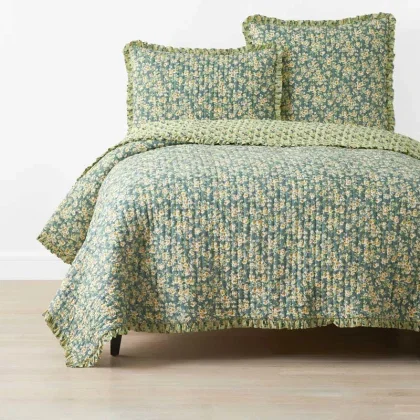 Image of Suhana Reversible Ruffle Quilt