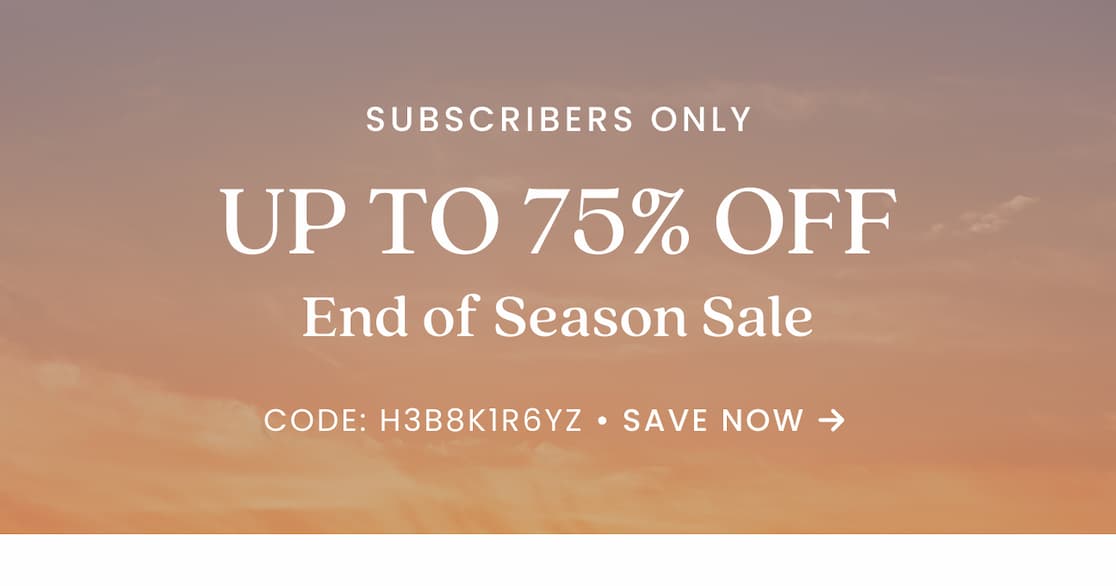End of Season Sale
