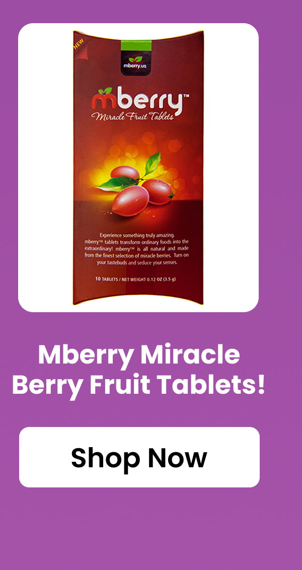 Mberry Miracle Berry Fruit Tablets