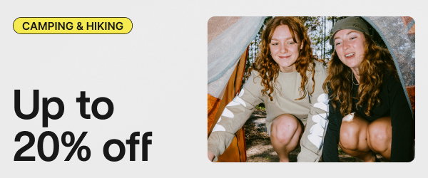 Camping & hiking | Up to 20% off