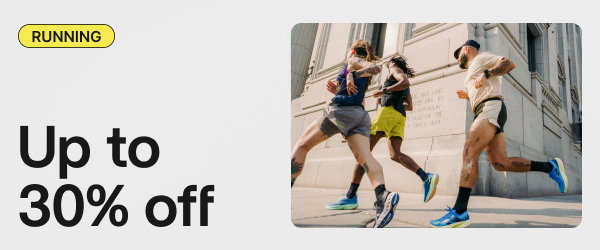 Running | Up to 30% off