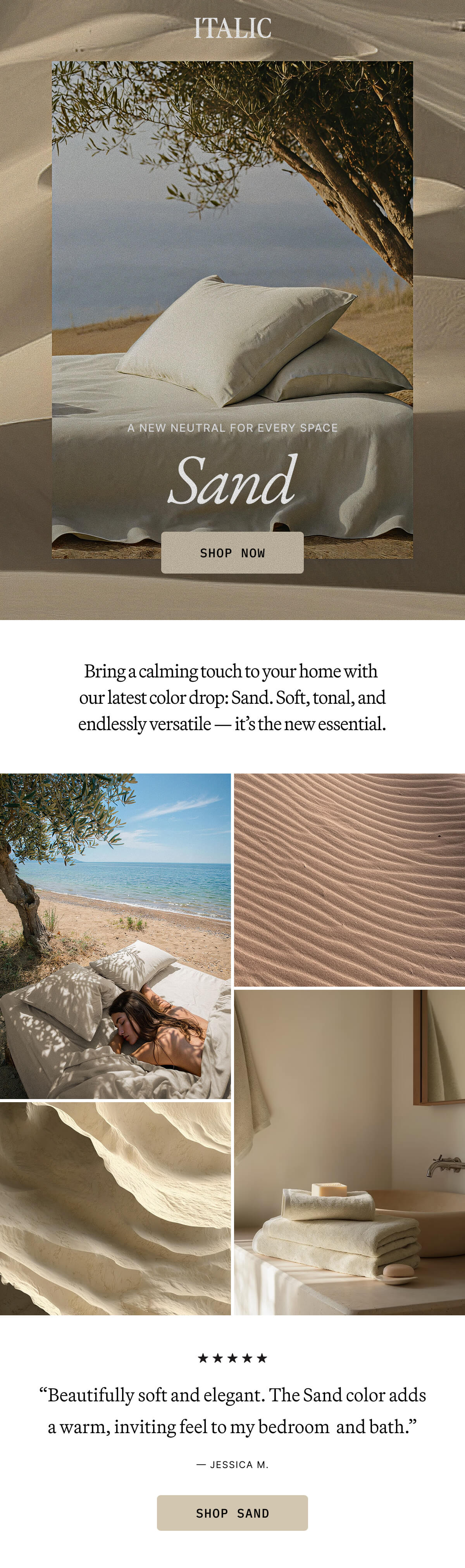 ITALIC | SAND COLLECTION