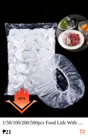 1/50/100/200/500pcs Food Lids With...