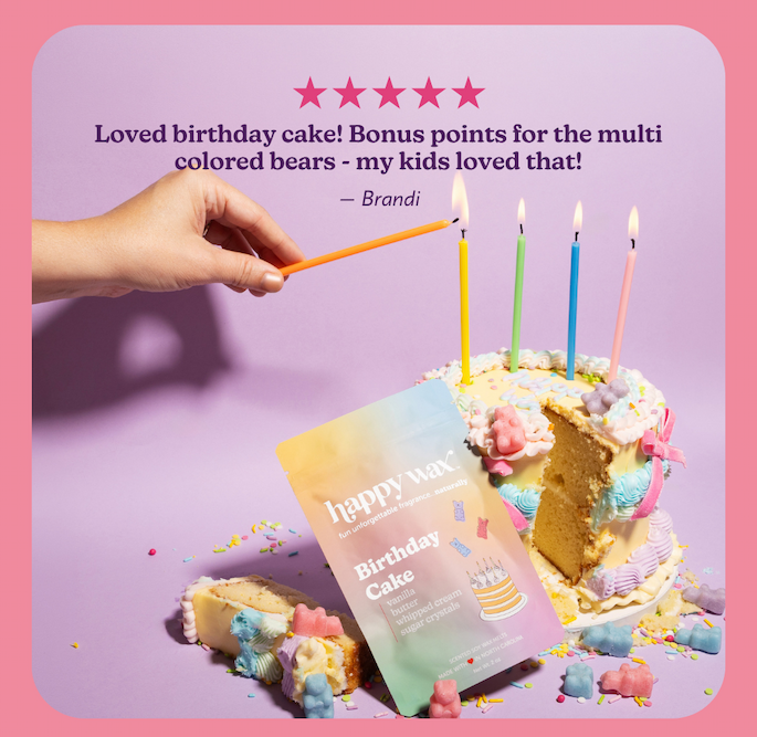 loved birthday cake! bonus points for the multi colored bears- my kids loved that! -brandi