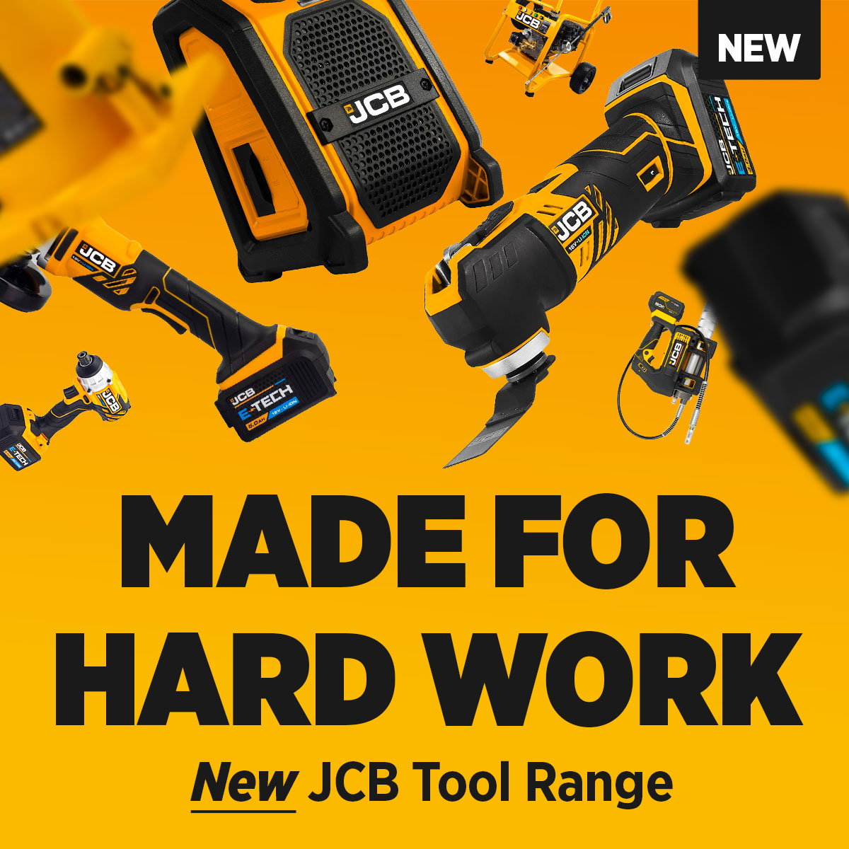 Made for Hard Work - New JCB Tool Range