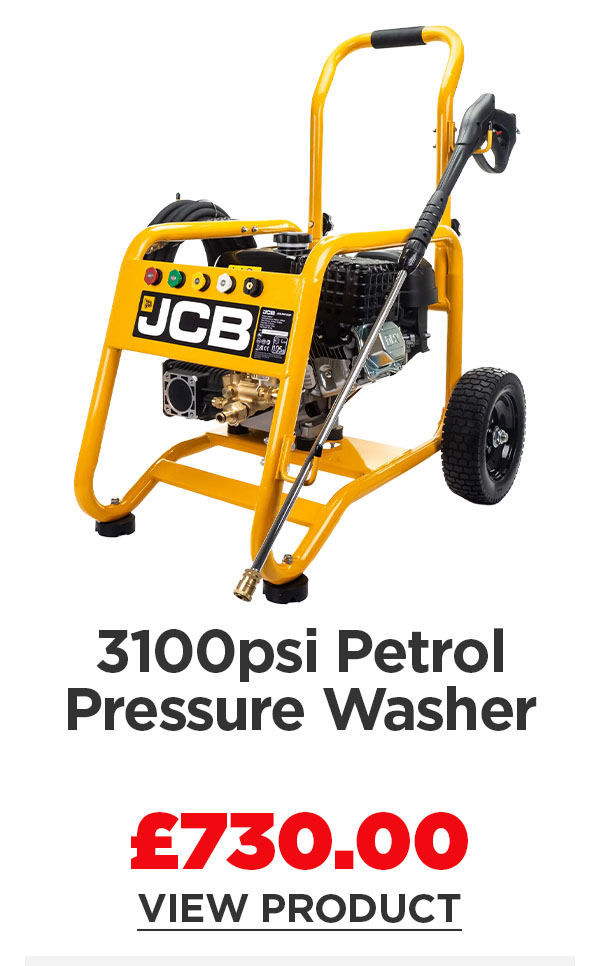 JCB 3100psi Petrol Pressure Washer
