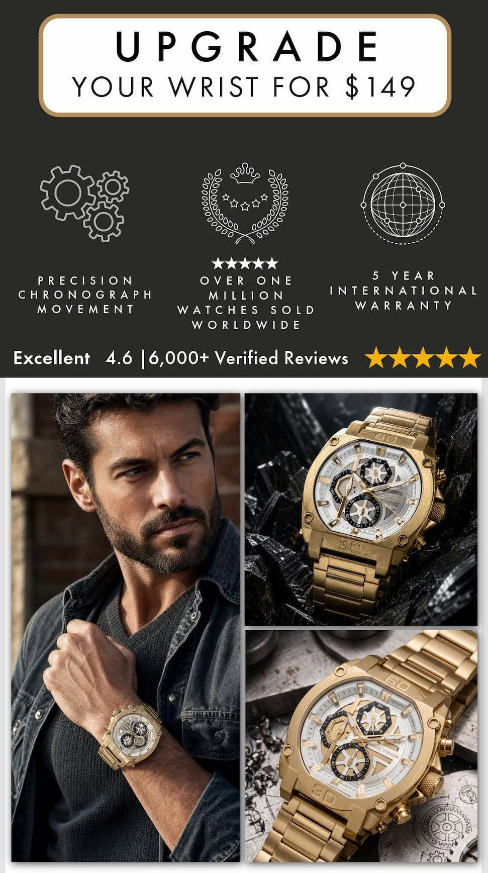 Luxury chronograph. Limited-time drop—save $646 before it’s gone.