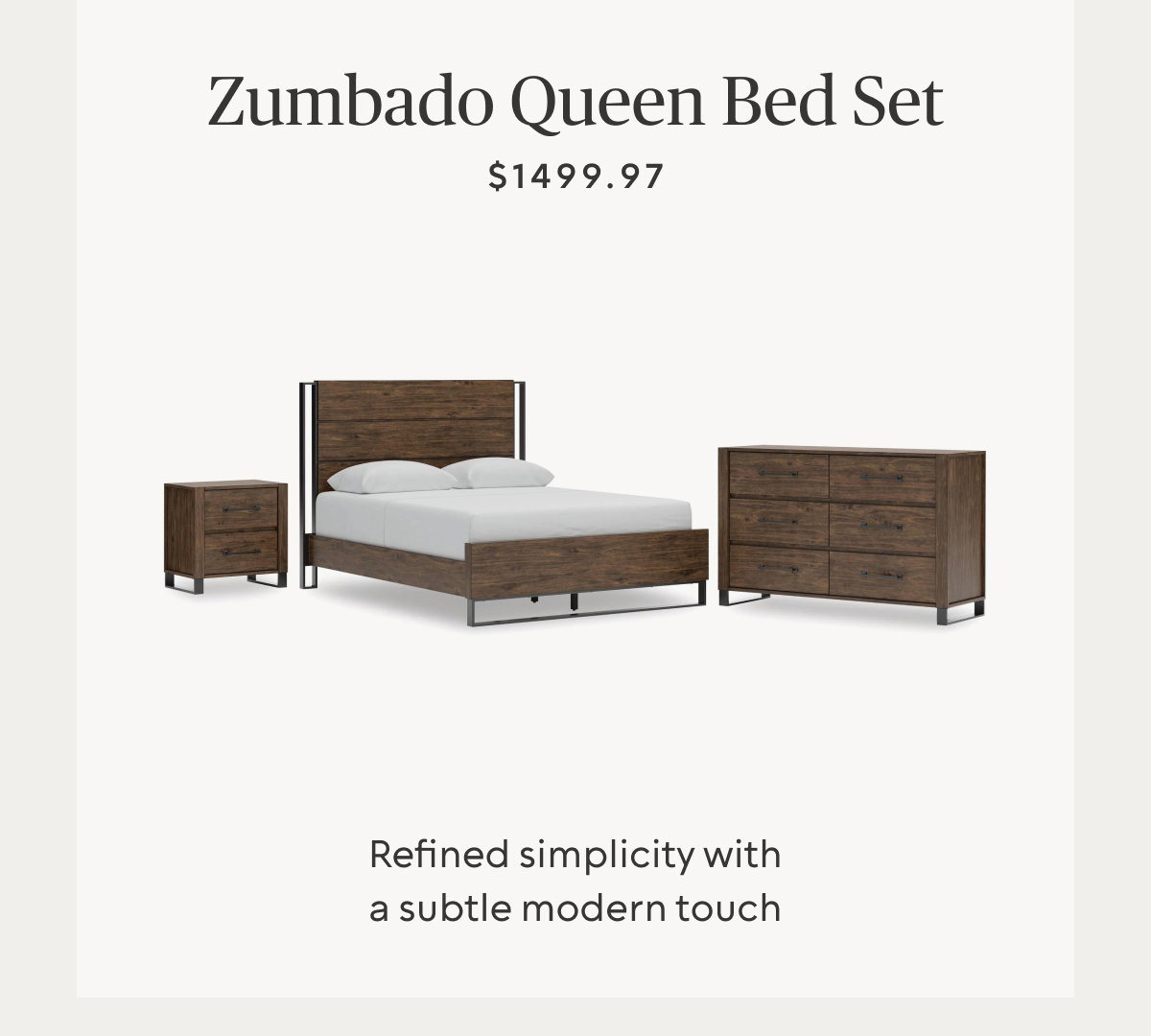 Zumbado Queen Bed Set