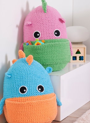 Free Crochet Cuddle Monsters Pattern