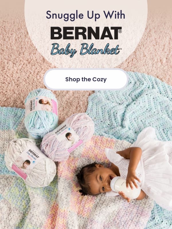 Snuggle Up with Bernat Baby Blanket