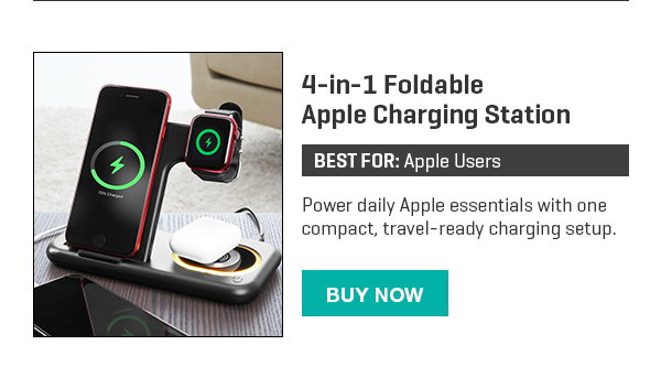 4-in-1 Foldable Apple Charging Station