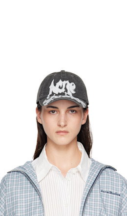 Gray Gothic Logo Cap