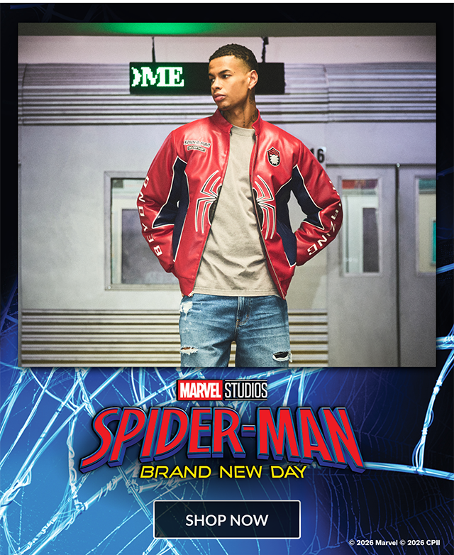 BL and Spider-Man Brand New Day. Shop now.