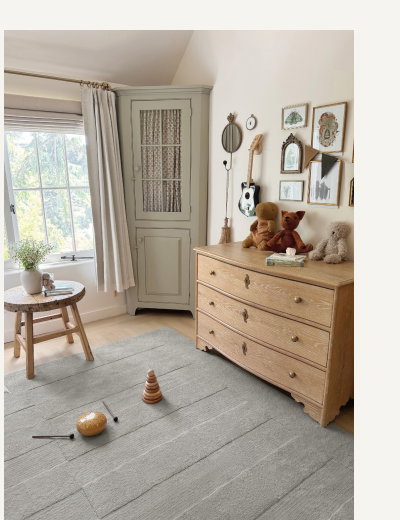 Ryder Dove Grey Plush Rug