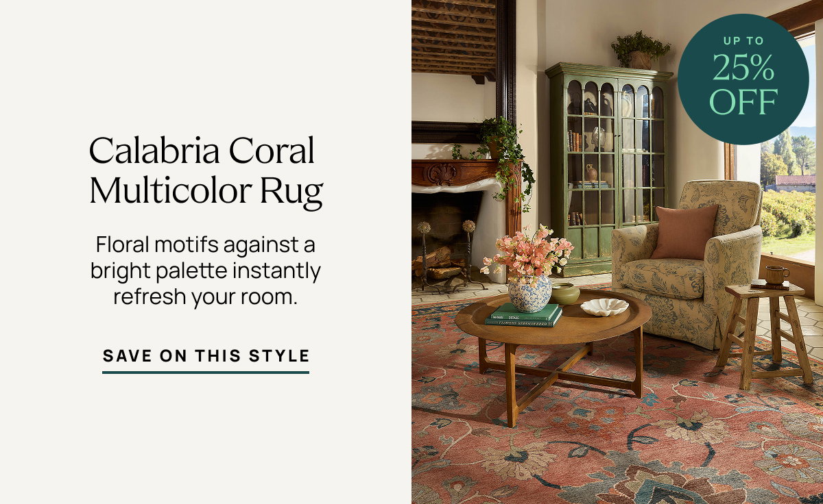 Calabria Coral Multicolor Rug | Save On This Style