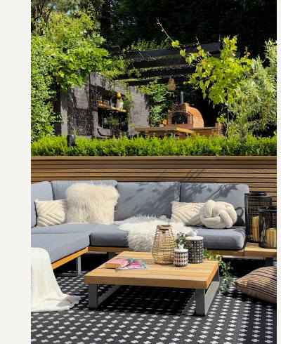 Adde Black Outdoor Rug
