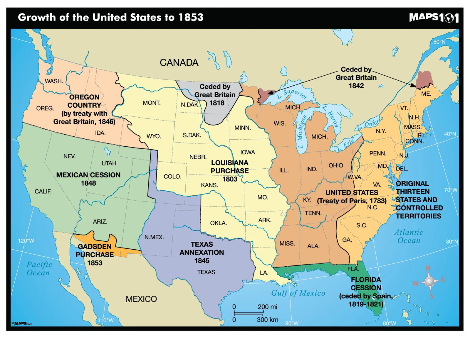 Growth of the United States
