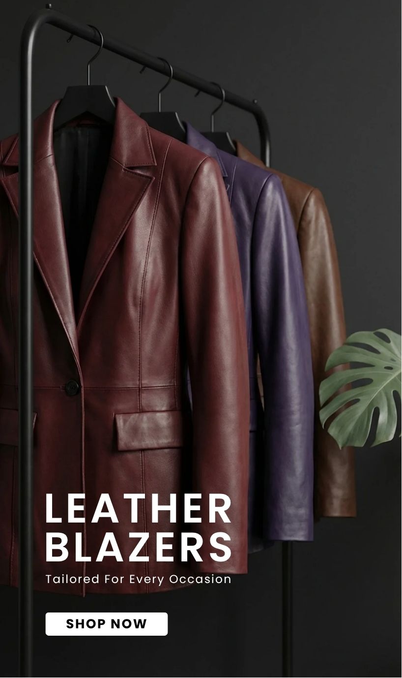 leather blazer