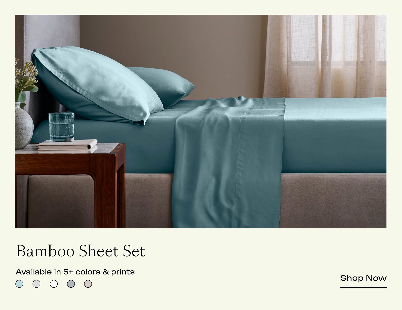 BAMBOO SHEET SET - SHOP NOW