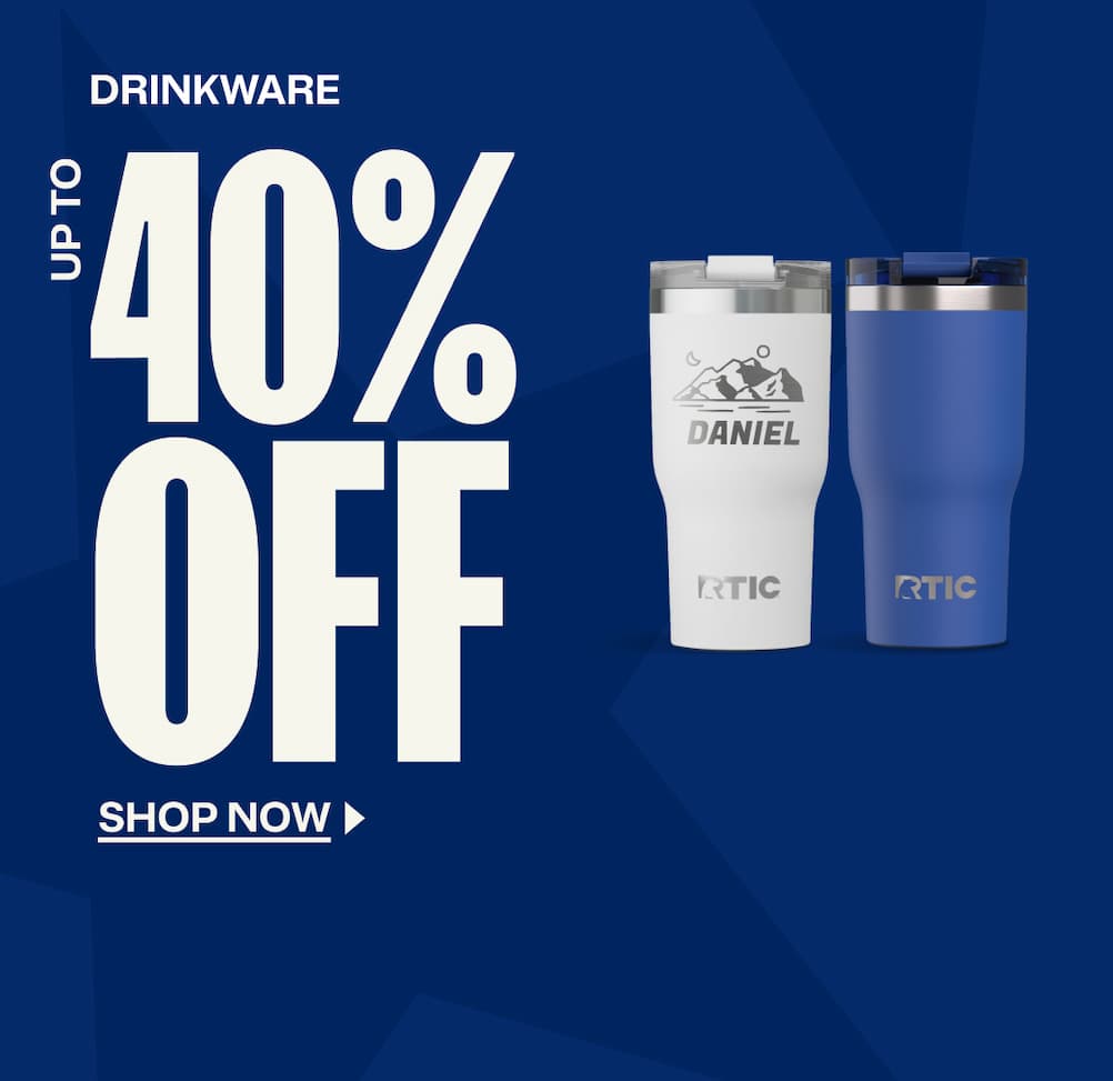 Drinkware up to 40% off - shop now