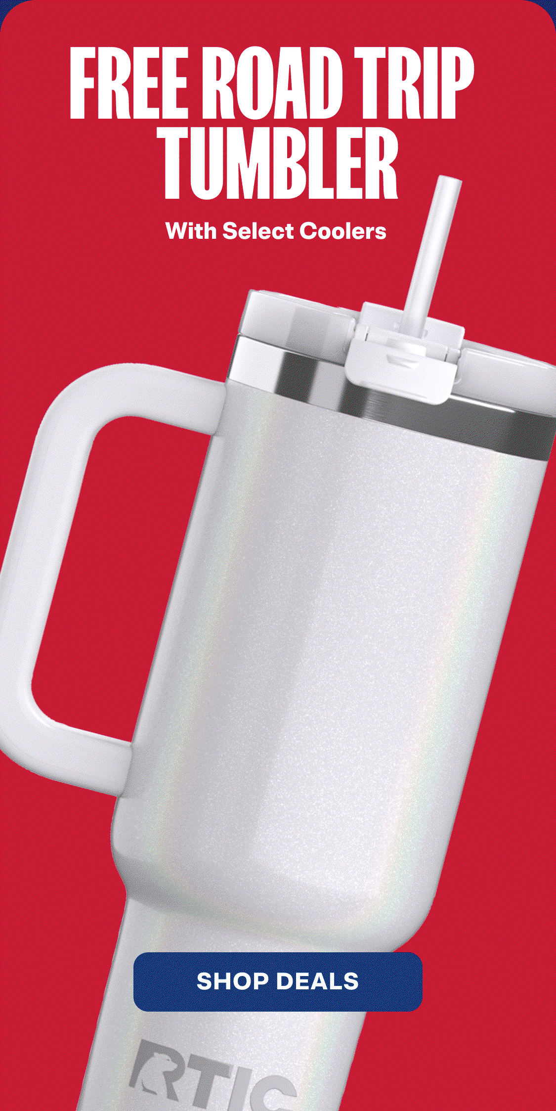 Free Road Trip Tumbler with Select Coolers - shop deals
