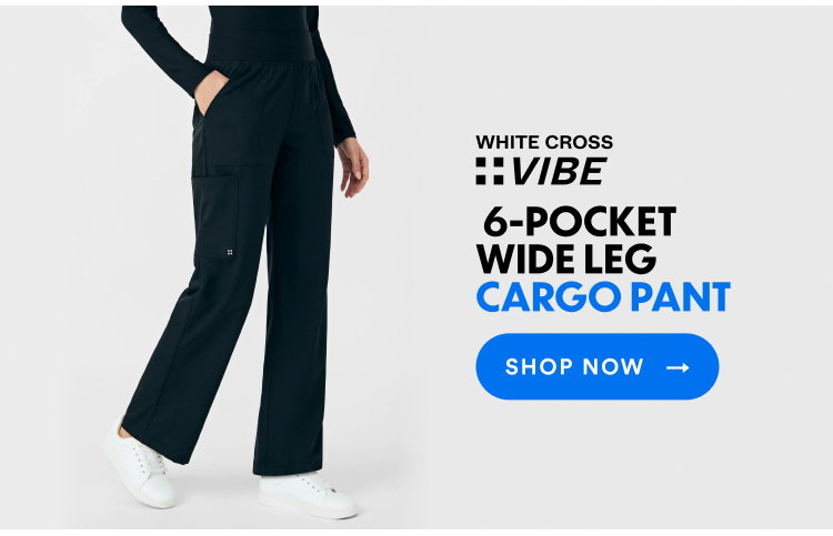 White Cross Vibe | 6-Pocket Wide Leg Cargo Pant | Shop Now