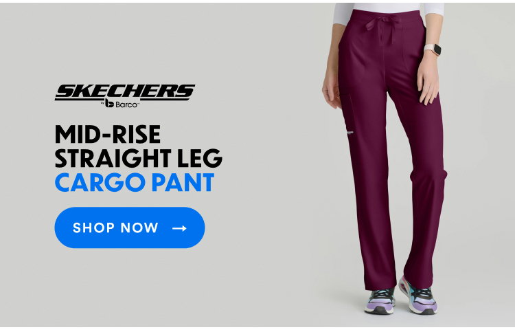 Skechers | Mid-Rise Straight Leg Cargo Pant | Shop Now
