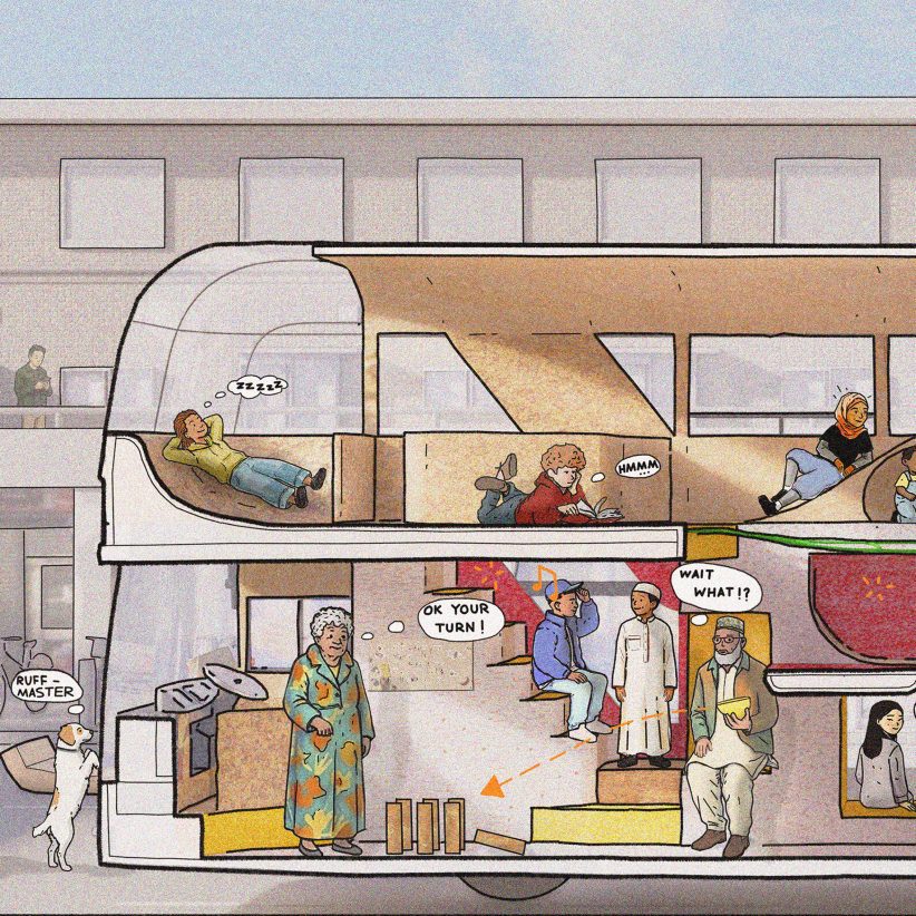 Davidson Prize winner proposes reusing buses as mobile playgrounds