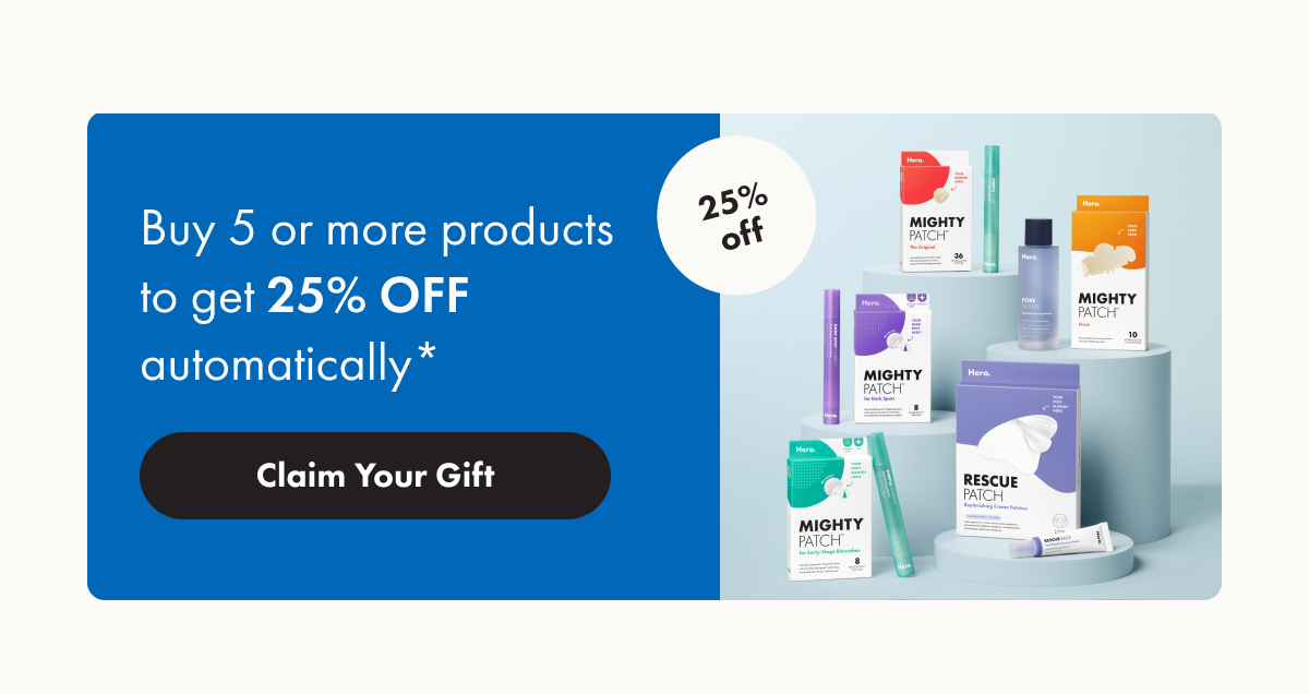 Buy 5 or more products to get 25% off automatically