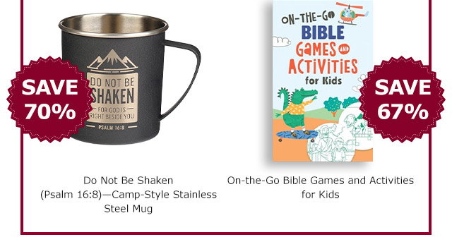Do Not Be Shaken Mug | Bible Games