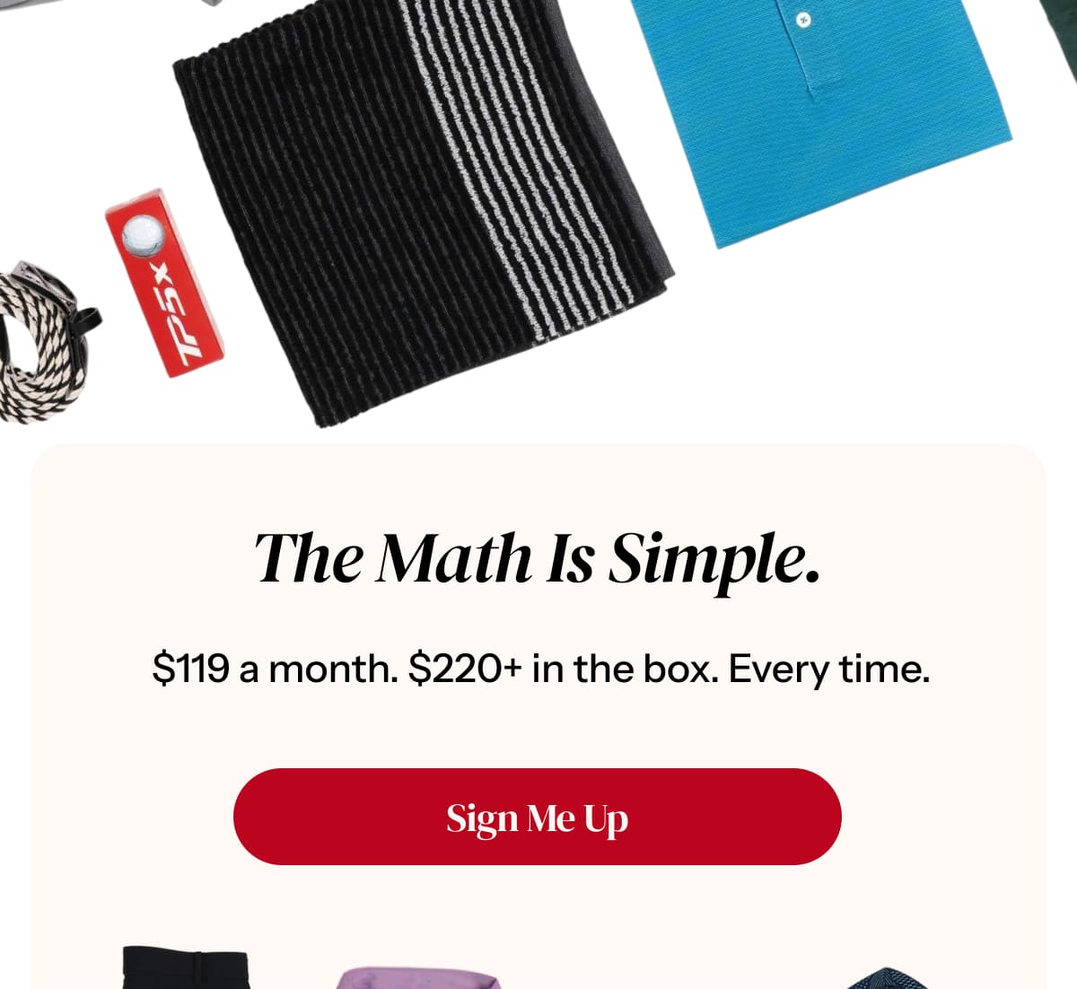 The math is simple.