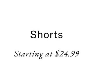 Shoorts starting at $24.99