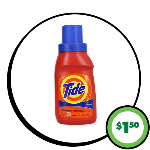 $1.50 Tide® Laundry Detergent, 8-oz.