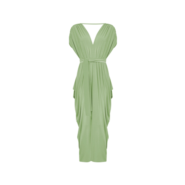 Draped Midi Dress