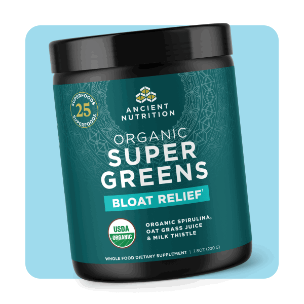 Organic SuperGreens Bloat Relief