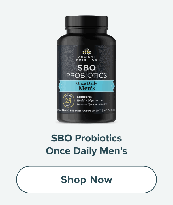 SBO Probiotics Men's Once Daily