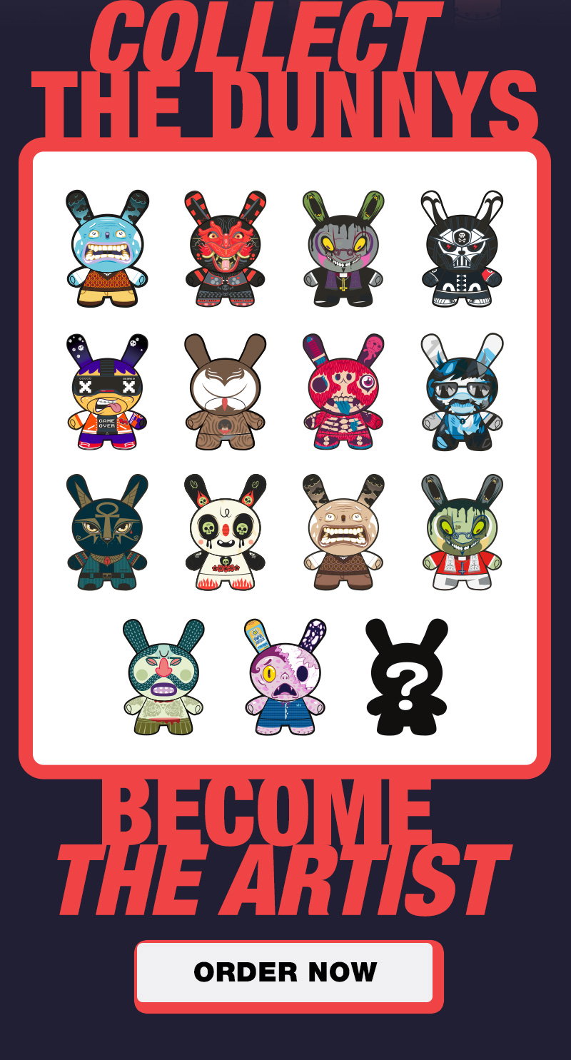 Kidrobot Exquisite Corpse Dunny Series