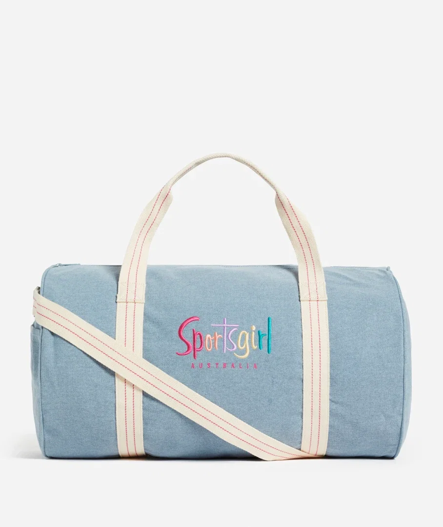 REWIND LOGO DUFFLE - BLUE DENIM